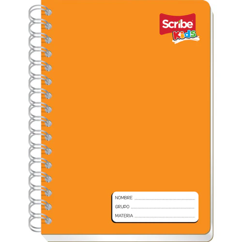 Cuaderno f/FrancesaEspira Espiral Kid"s 100 hojas Cuadro 7mm Scribe® 72323 [Pieza]