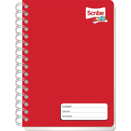 Cuaderno f/FrancesaEspira Espiral Kid"s 100 hojas Cuadro 7mm Scribe® 72323 [Pieza] - Image 3