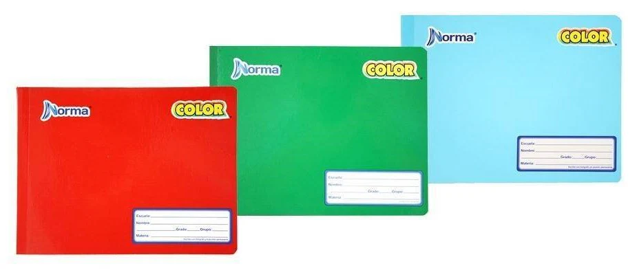 Cuaderno f/ItalianaCosido Color 360° 100 hojas Cuadro 7mm Norma® 205635-581298 [Pieza]