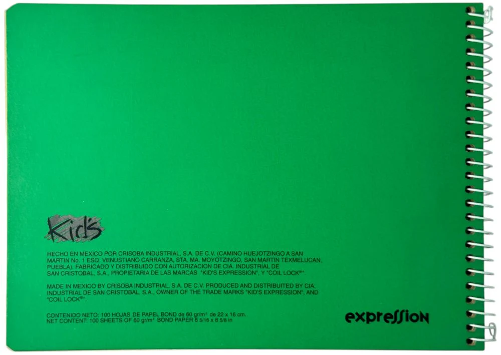 Cuaderno f/ItalianaEspira Kid's Espiral Expression 100 hojas Cuadro 7mm Scribe® 72223 [Pieza] - Image 4
