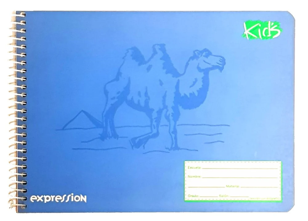 Cuaderno f/ItalianaEspira Kid's Espiral Expression 100 hojas Doble Raya Scribe® 72225 [Pieza]