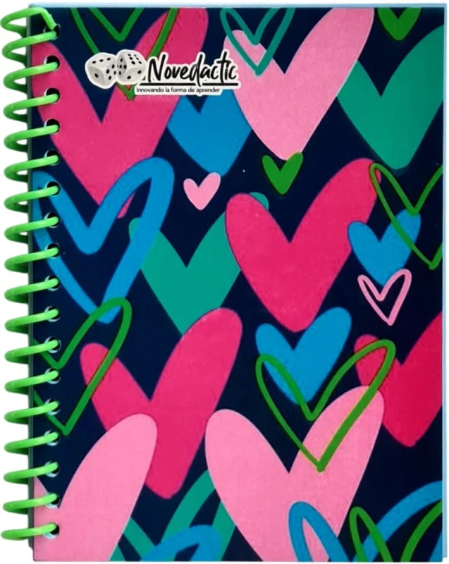 Cuaderno Mini Espiral 10×14cm Pocket Raya 60 Hojas Novedactic® LB013X [Pieza]