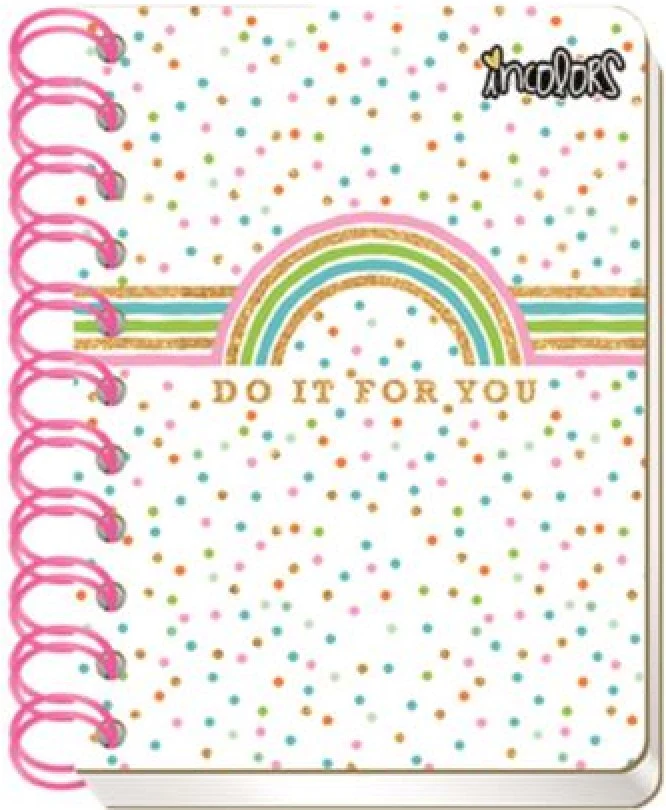 Cuaderno Pocket Espiral Doble Incolors 80 hojas Raya Scribe® 0510 [Pieza]