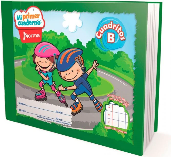 Cuaderno Preescolar Cosid Mi Primer 24.8×19 #B 72 hojas Cuadro10mm Norma® 529942 [Pieza] - Image 4
