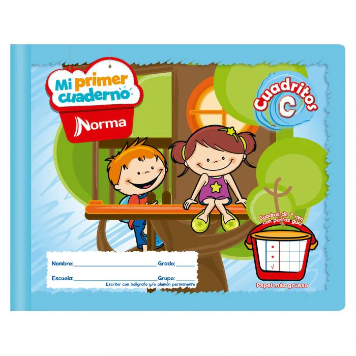 Cuaderno Preescolar Cosid Mi Primer 24.8×19 #C 72 hojas Cuadro 7mm Norma® 580981 [Pieza]