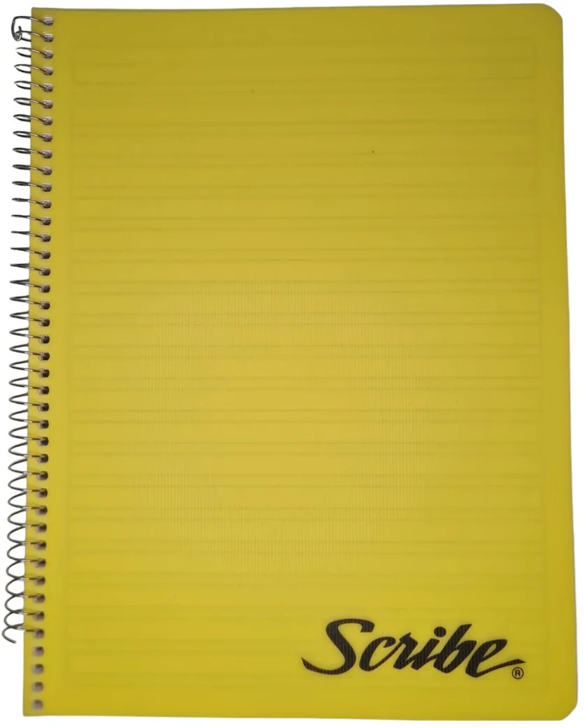 Cuaderno Profesional Espi 100 hojas Espiral Cubierta Plástico Scribe® [Pieza]