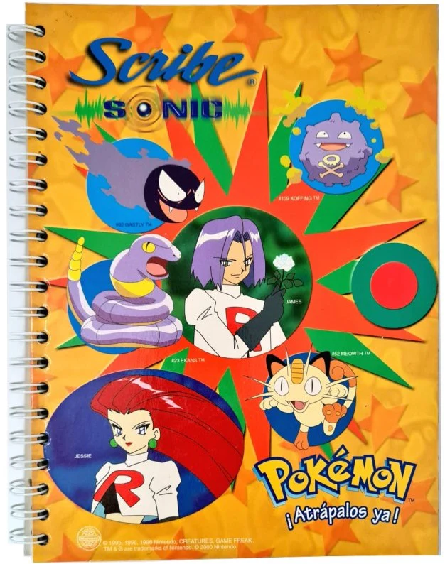 Cuaderno Profesional Espi 100 hojas Sonic Pokemon Pasta Dura Scribe® [Pieza] - Image 12