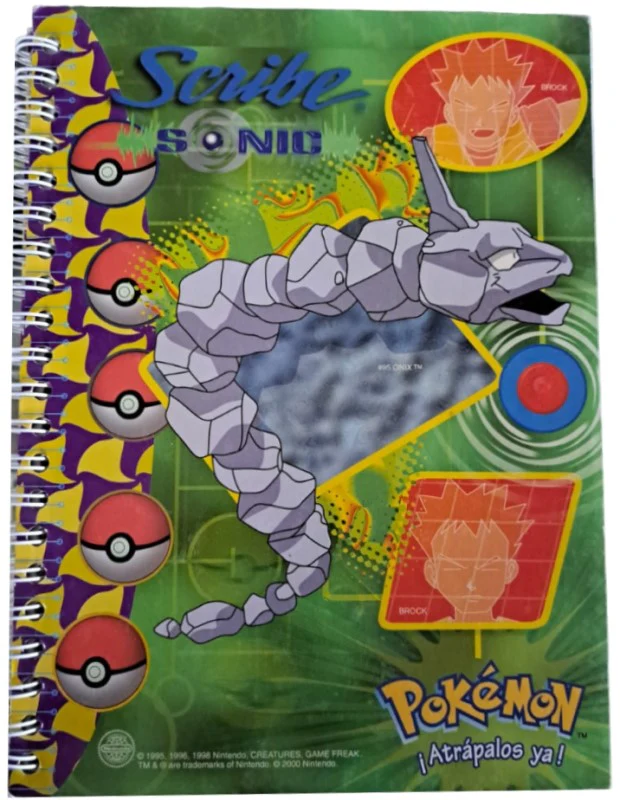 Cuaderno Profesional Espi 100 hojas Sonic Pokemon Pasta Dura Scribe® [Pieza] - Image 3