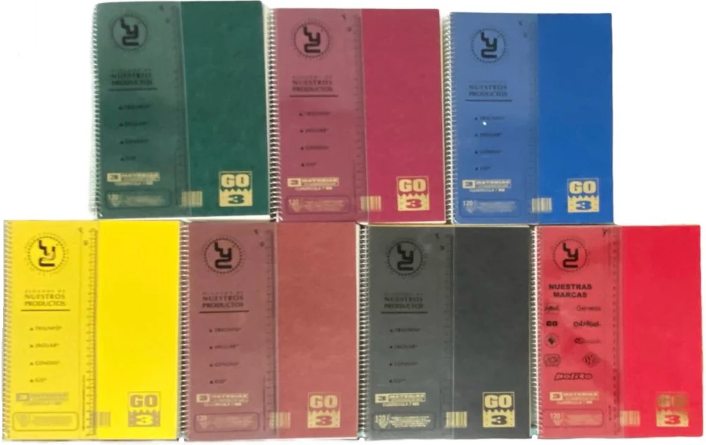 Cuaderno Profesional Espi 120 hojas Go-3 Materias Espiral LyC® [Pieza] - Image 6