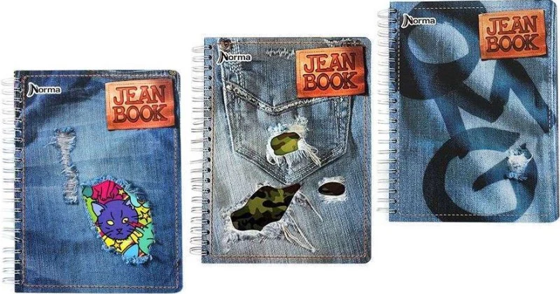 Cuaderno Profesional Espi DB Jean Book Revolution 120 hojas Raya Norma® 580181 [Pieza]