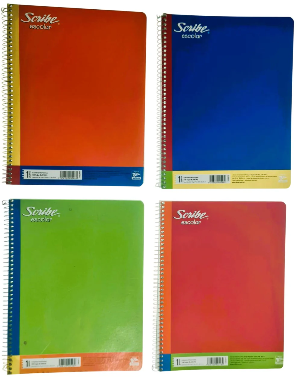 Cuaderno Profesional Espi Escolar 100 hojas Blanco Scribe® 2971 [Pieza]