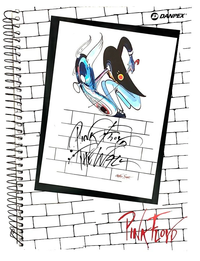 Cuaderno Profesional Espi Hard Cover Pink Floyd 120 hojas Rayado Danpex® PF7804 [Pieza]