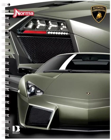Cuaderno Profesional Espi Lamborghini Pasta Dura 80 hojas Raya Norma® 580626 [Pieza]