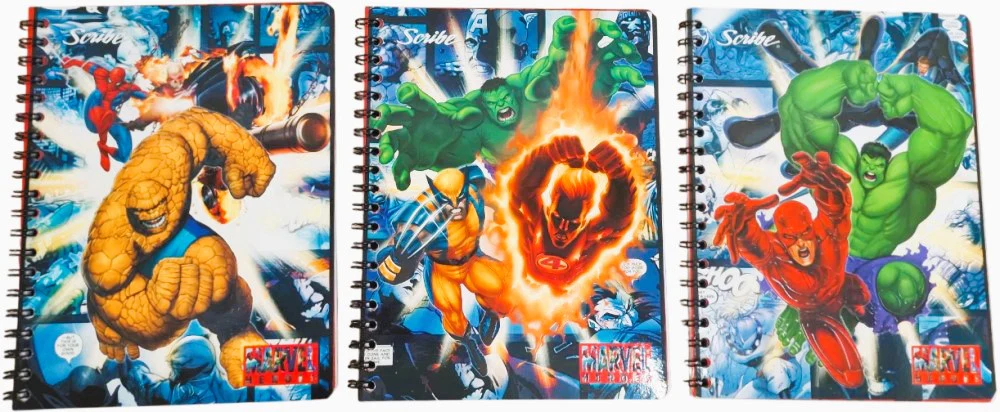 Cuaderno Profesional Espi Marvel Heroes Espiral 100 hojas Raya Scribe® 5200 [Pieza] - Image 2