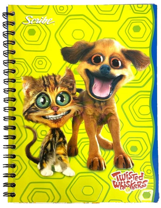 Cuaderno Profesional Espi Twisted Whiskers 100 hojas Cuadro 7mm Scribe® 5803 [Pieza]