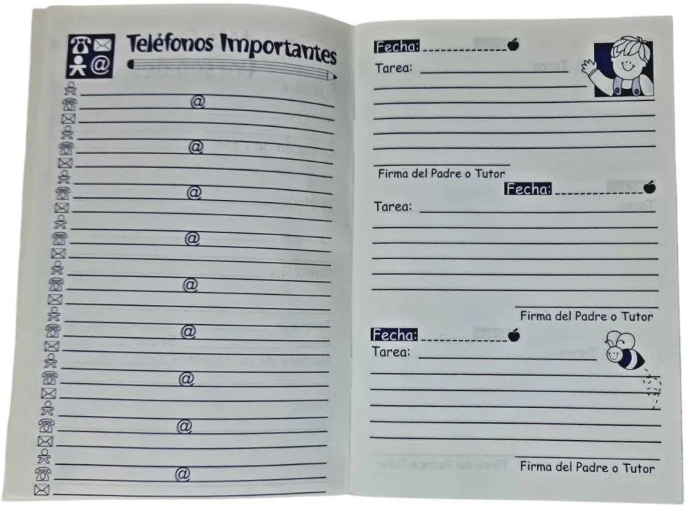 Cuaderno Registro Tareas 40 Paginas 14×20½cm Padi® 301 [Pieza] - Image 3