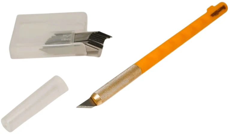Cuchilla Escalpelo Mango Plástico-Metal c/25 Repuestos Blíster Barrilito® [Pieza] - Image 3