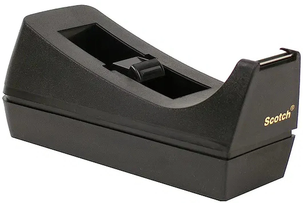 Despachador p/Cinta Escritorio Negro 12a19mm×33m 16cm 445g 3M® C-38 NA BLK [Pieza]