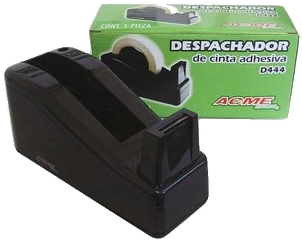 Despachador p/Cinta Plástico Negro Dual Barrilito® D444 [Pieza]