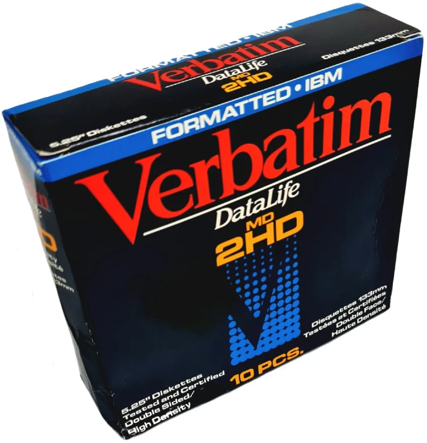 Diskettes Format IBM 5¼ c/10 HD Verbatim® 87177 [Pieza]