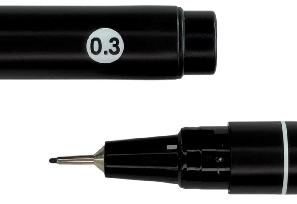 Estilógrafo Desechable  Negro Design Liner MANNY® [Pieza] - Image 11