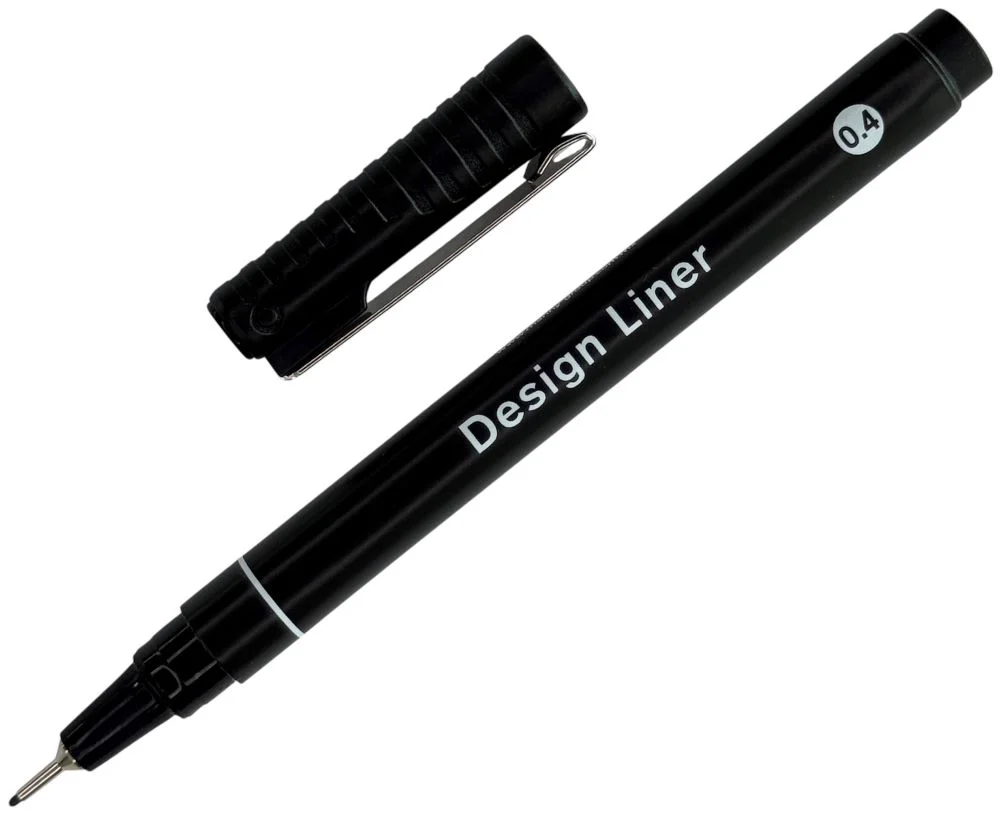 Estilógrafo Desechable  Negro Design Liner MANNY® [Pieza] - Image 13