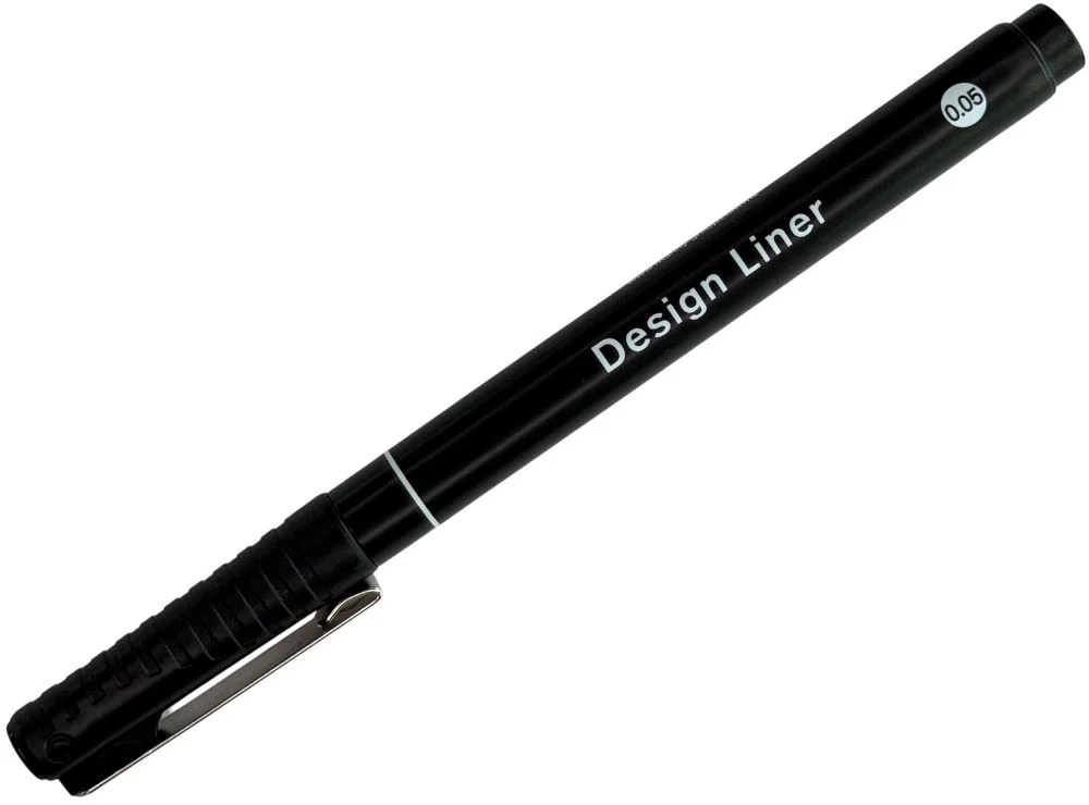 Estilógrafo Desechable  Negro Design Liner MANNY® [Pieza] - Image 3