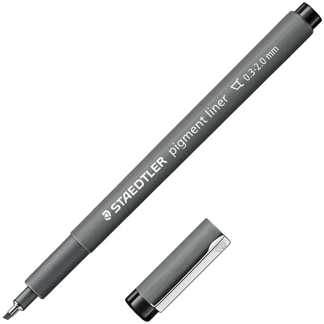 Estilógrafo Desechable  Negro pigment liner Staedtler® [Pieza] - Image 2