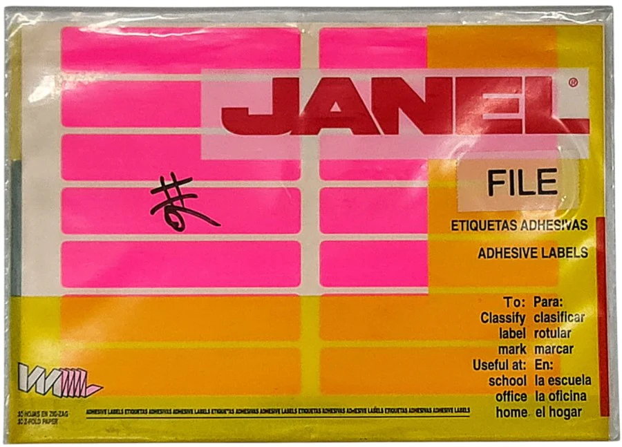 Etiqueta Adhesiva Clásica Janel® [Bolsa] - Image 44