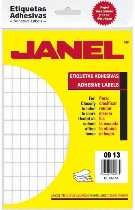 Etiqueta Adhesiva Clásica Janel® [Bolsa] - Image 8