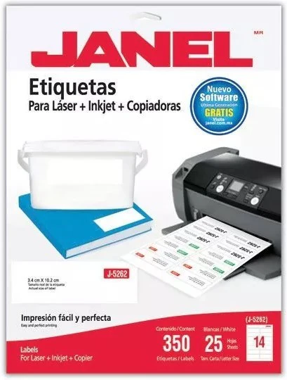 Etiqueta p/Impresora  25hjs Janel® [Sobre] - Image 12