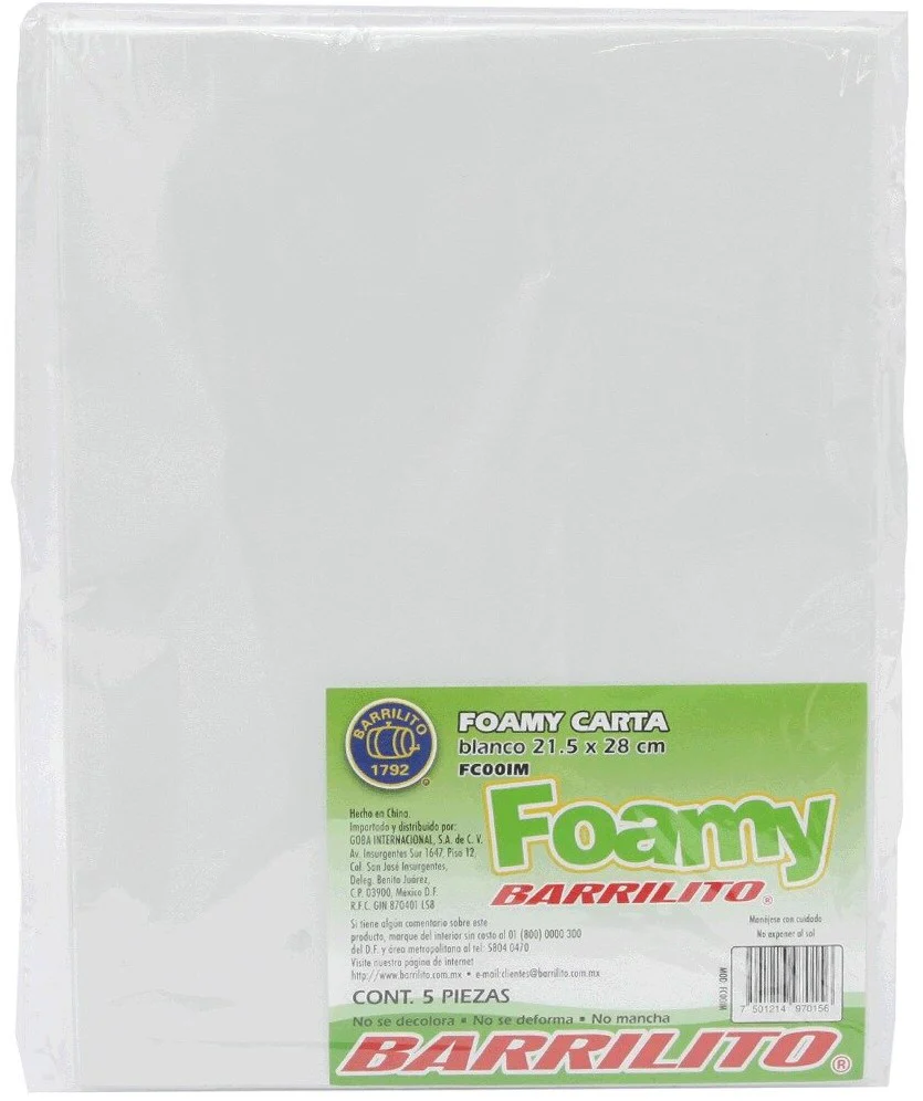 Foamy Carta Barrilito® [Pieza] - Image 6