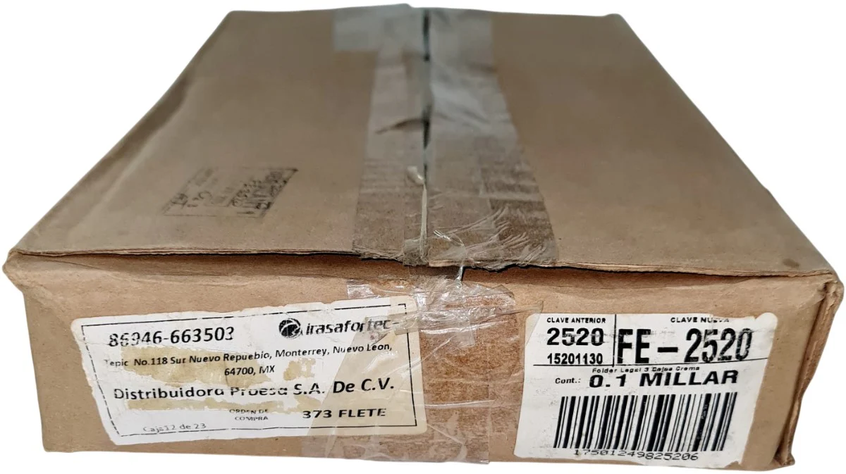 Fólder Econofile 3 cejas c/100 Crema Of Legal Irasa® 2520 [Caja] - Image 5