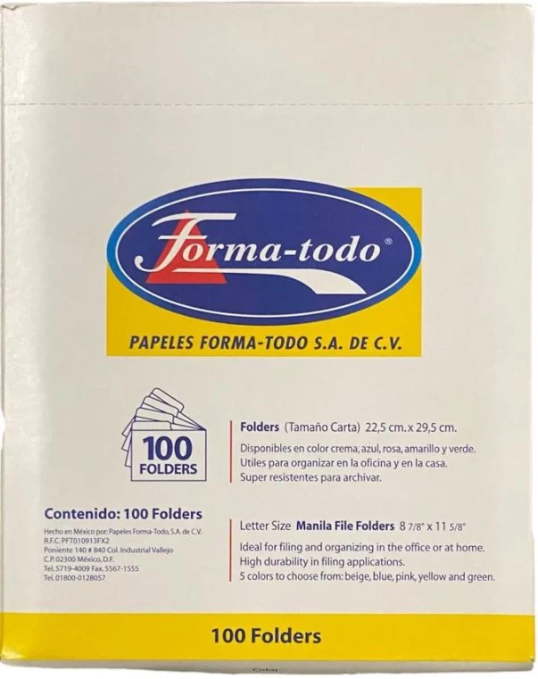 Fólder Formatodo Rosa pastel Carta Proesa® [Unidad] - Image 2