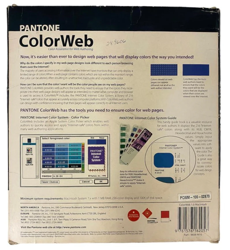 Formulario Pantone® Software Color Web p/Mac Pantone® 9606-M10 [Pieza] - Image 2
