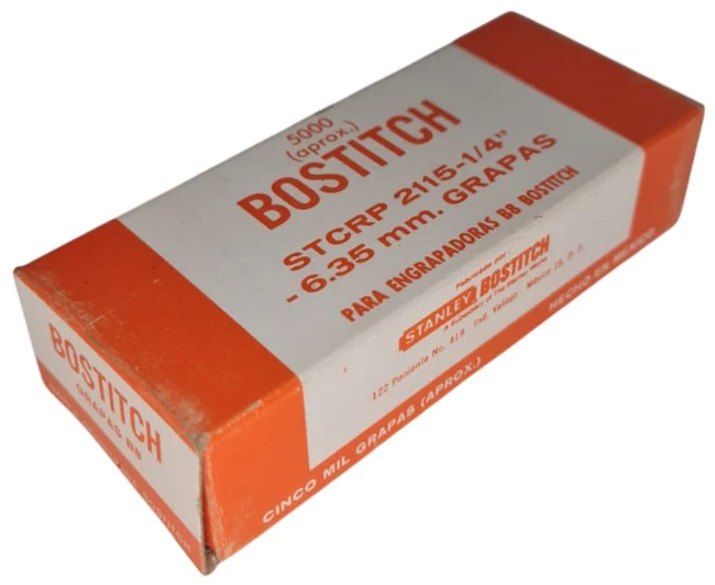 Grapa Power Crown STCRP 2115-¼ 6.35mm para B8 c/5000 Bostitch® STCR2115/4 [Caja] - Image 2