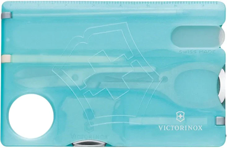 Herramienta Swiss Card Nailcare 13 Usos ice-blueTranslú Victorinox® 0.7240.T21 [Pieza]