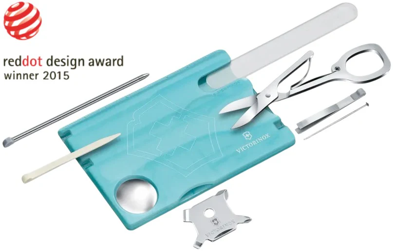 Herramienta Swiss Card Nailcare 13 Usos ice-blueTranslú Victorinox® 0.7240.T21 [Pieza] - Image 4