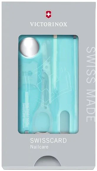 Herramienta Swiss Card Nailcare 13 Usos ice-blueTranslú Victorinox® 0.7240.T21 [Pieza] - Image 5