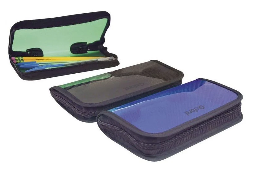 Lapicera Estuche Plástico cierre zipper Varios 21×10×3cm Oxford® F728 [Pieza]