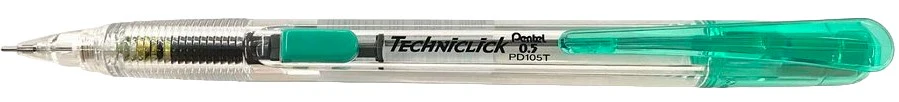 Lapicero Techniclick 0.5mm Verde Pentel® PD105T-D [Pieza] - Image 2