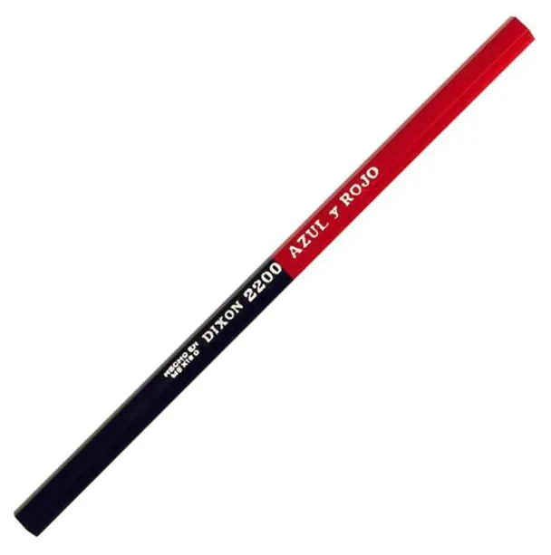 Lápiz Color Grueso Bicolor Rojo-Azul Diixon® 47074 [Pieza]