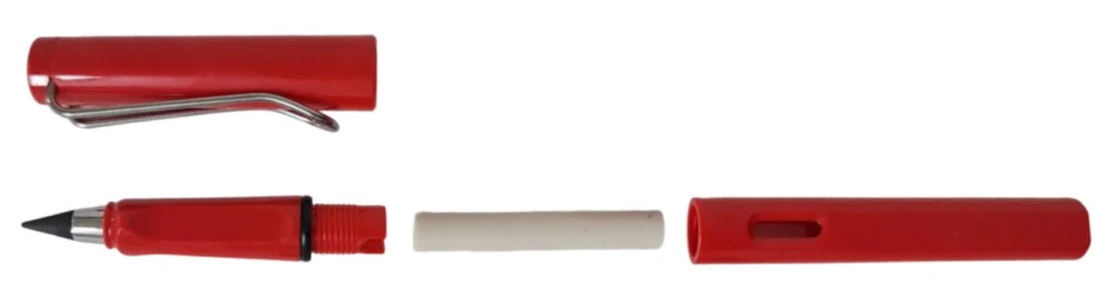Lápiz Grafito Infinito c/Borrado en cilindro Colores(cuerpo) D'novac® LAI02Z [Pieza]
