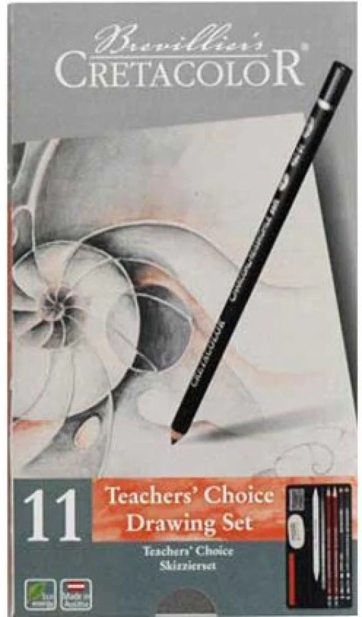 Lápiz p/Arte Teacher's Choice Drawing c/11 EstucheMetálico CRETACOLOR® ECC040032 [Estuche]