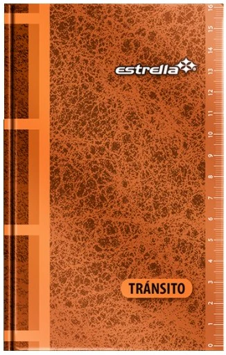 Libreta de Transito 96 hojas 11.3×17cm Estrella® 635 [Pieza]