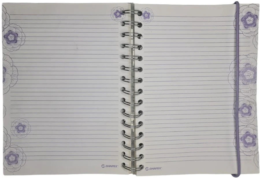 Libreta Pasta Dura Decorada c/Espiral/Cubier 106 hojas Raya Danpex® 1557 [Pieza] - Image 2