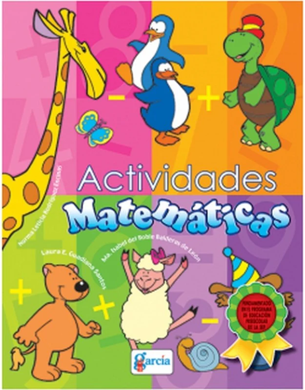 Libro de Actividades Matemáticas G.E.García 1301 [Pieza]