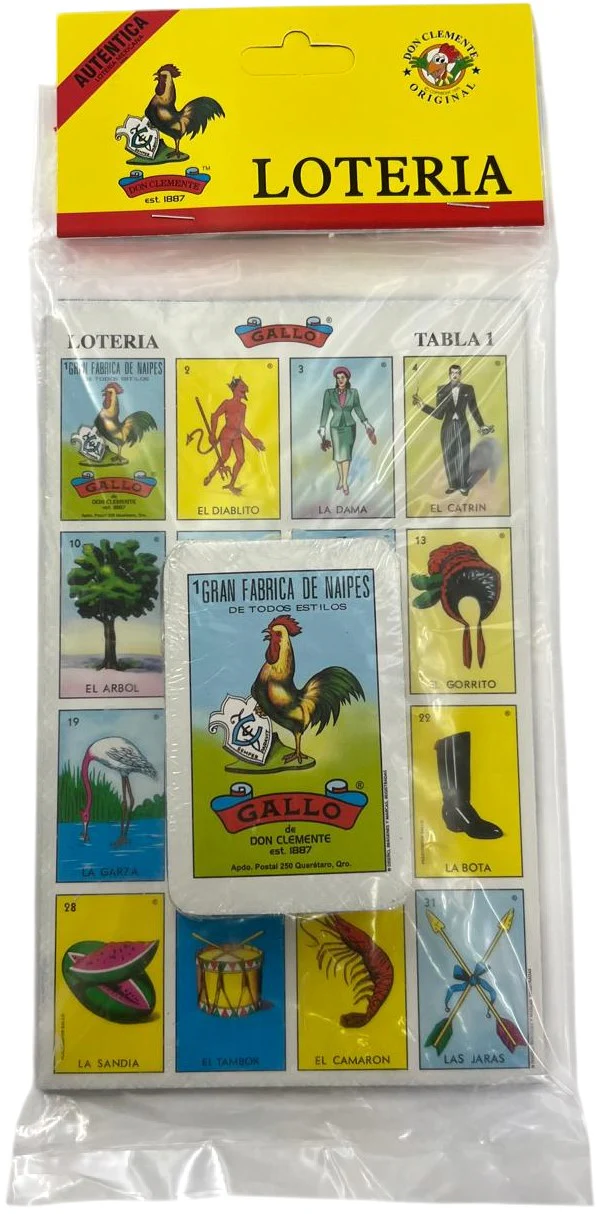 Lotería 1 Juego de Naipes Grande c/10 Tablas Chicas 13.5×21.5 Gallo® 17277 [Bolsa] - Image 4