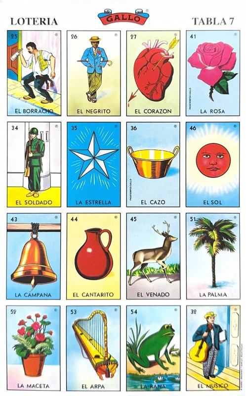 Lotería 1 Juego de Naipes Grande c/20 Tablas Chicas 13.5×21.5 Gallo® 17279 [Bolsa] - Image 10