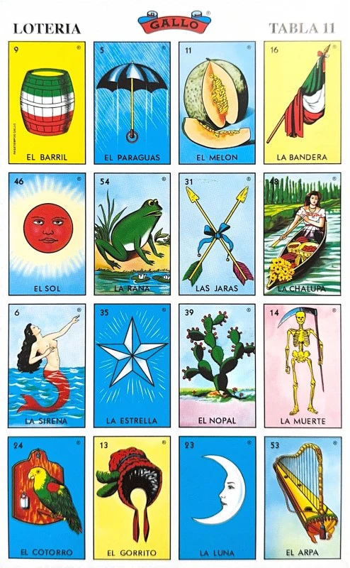 Lotería 1 Juego de Naipes Grande c/20 Tablas Chicas 13.5×21.5 Gallo® 17279 [Bolsa] - Image 14